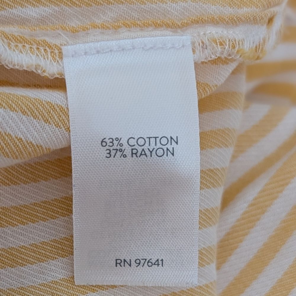 J. Jill cotton/rayon striped top size 2X casual oversize flowy plus - Picture 5 of 11